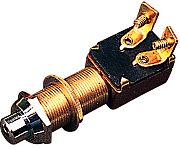 Seadog 4204201Brass Momentary Push Button Switch