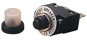 Seadog 4208081 8A Thermal Push Button Reset Only AC/DC Circuit Breaker