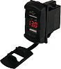 Seadog 426527-1 Dbl USB Rocker Swch/Voltmeter