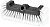 Seadog 491090-1 Stiff Bristle Brush 3 Sided