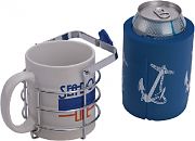 Seadog 588130-3 Chrome Brass Swivel Beverage