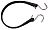 Seadog 635021 Bungie Cord 25" Blk Rubber