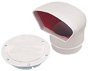 Seadog 727130-3 3"PVC Lowprofile Cowlvent Red