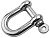 Seadog D Shackle SS 1/2"