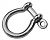 Seadog SS Cast 316 Bow Shackle 5/16"