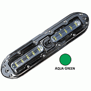 Shadow-Caster SCM-10 LED Underwater Light w/20´ Cable - 316 SS Housing - Aqua Green