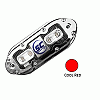 Shadow-Caster SCM-4 LED Underwater Light w/20´ Cable - 316 SS Housing - Cool Red