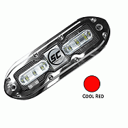 Shadow-Caster SCM-6 LED Underwater Light w/20´ Cable - 316 SS Housing - Cool Red