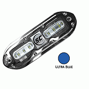 Shadow-Caster SCM-6 LED Underwater Light w/20´ Cable - 316 SS Housing - Ultra Blue