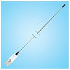 Shakespeare Quick Connect 3´ VHF Antenna Chrome Ferrule