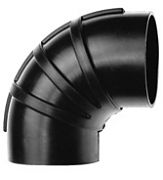 Shields 290S3000 Silicone 90 Degree Elbow - 3"