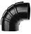 Shields 290S3000 Silicone 90 Degree Elbow - 3"