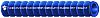 Shields Nautiflex Corrugated Blue Silicone Exhaust Hose Series 262