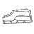 Sierra 18-1218 Johnson/Evinrude 315868 Exhaust Cover Gasket