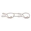 Sierra 18-1284 Johnson/Evinrude 335819 Molded Intake Starboard Gasket