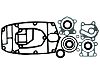 Sierra 18-2789 Lower Unit Seal Kit