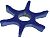 Sierra 18-3023 Impeller - Dia. 3 1/2",DPTH. 1 1/4" - 6 Fins - Neoprene - Key