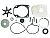 Sierra 18-3385 Water Pump Kit - Without Housing