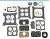 Sierra 18-7096 Carburetor Kit - Mercury 1396-5238