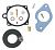 Sierra 18-7770 Carburetor Repair Kit  - Yamaha 25/30HP