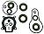 Sierra 18-8340 Lower Unit Seal Kit