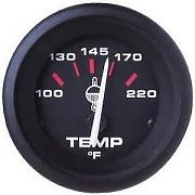 Sierra 58862P Amega 2´´ Outboard Water Temperature Kit, Cold-Hot, Includes J Sender