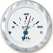 Sierra 59653P Lido 2" Lido Fog Resistant Oil Pressure Gauge