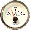 Sierra 62543P Premier Pro Series White 2" Oil Pressure Gauge 100 Psi
