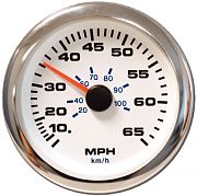 Sierra 62546P Premier Pro Series White 3" Speedometer Kit 65 Mph