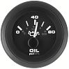 Sierra 62720P Premier Pro Series Black 2´´ Oil Pressure, 0-80PSI