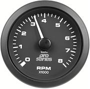 Sierra 62725P Premier Pro Series Black 3´´ Tachometer, O/B & 4-stroke Gas 8000RPM