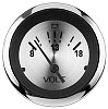 Sierra 63478P Sterling 2´´ Voltmeter, 8-18 V