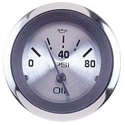 Sierra 63479P Sterling 2´´ Oil Pressure, Electrical, 0-80 psi, Requires C Sender