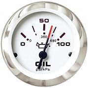 Sierra 65498P Lido 2" Oil Pressure Gauge - 100 Psi