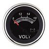 Sierra 67019P Black Sterling 2" Voltmeter