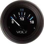 Sierra 68408P Eclipse 2" Voltmeter - 12V