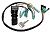 Sierra MP51040 2/4 Stroke Yamaha Outboard Ignition Switch - Push to Choke