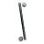Smith 10705A Roller Shaft With Cap Nuts - 1/2"OD x 12-3/4"L
