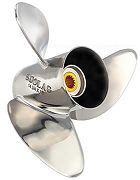 Solas 1551-148-18 Hr TITAN3 (e), Mercury/Mercruiser/Honda/Nissan/Tohatsu 14.8 X 18
