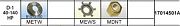 Solas 17014501A Solas Fixed Pressed In Prop Hardware Kits, Mercury Series D-1 40-140HP