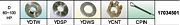 Solas 17034501 Solas Fixed Pressed In Prop Hardware Kits, Yamaha Yamaha 60-90HP