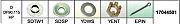 Solas 17044501 Solas Fixed Pressed In Prop Hardware Kits, Suzuki Suzuki DF90/115HP