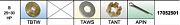 Solas 17052501 Solas Fixed Pressed In Prop Hardware Kits, Tohatsu/Nissan Tohatsu/Nissan 25-30HP