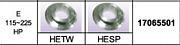 Solas 17065501 Solas Fixed Pressed In Prop Hardware Kits, Honda Honda 115-225HP