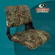 Springfield 1061021 Skipper Deluxe Molded Fold Down Seat - Seat With Cushions, Mossy Oak Duck Blind