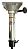 Springfield 1600635 Taper-Lock Swivel And Post - 13" Pedestal