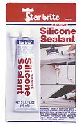 Star Brite 82101 White Silicone Sealant 3oz Tube