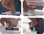 StepSafe Adhesive Back Non-slip Pad 3 1/2" x 14 1/2"