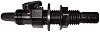 T&H Marine AHV1DP Black Fixed Flange Aerator Spray Head