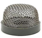 T&H Marine AS2DP Aerator Screen/Strainer For 3/4" Thru Hull Fittings - Gray Base